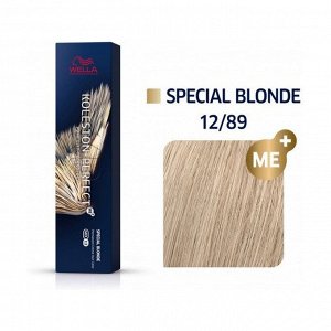 Краска для волос 12/89 ванильный koleston perfect me+ special blonde, wella professionals, 60мл