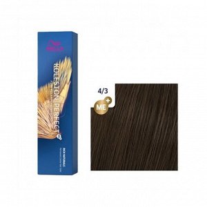 Краска для волос 4/3 тоффи koleston perfect me+, wella professionals, 60мл