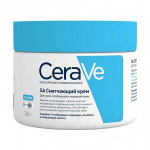 Крем смягчающий для сухой, огрубевшей и неровной кожи, cerave, 340 г