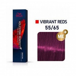 Краска для волос 55/65 коррида яркие красные koleston perfect me+, wella professionals, 60мл
