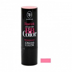 Губная помада кремовая bb color lipstick 133 кукольный розовый, tf cosmetics