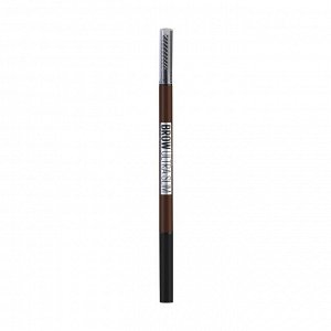 Карандаш для бровей brow ultra slim карандаш+щеточка 03 теплый коричневый, maybelline new york