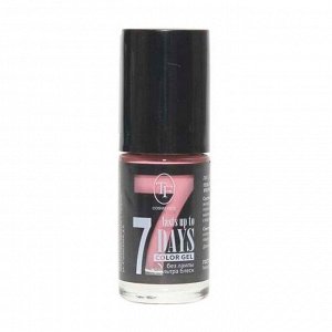 Лак для ногтей color gel 205 натурально-розовый, tf cosmetics