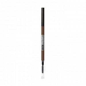 Карандаш для бровей brow ultra slim карандаш+щеточка 04 коричневый, maybelline new york