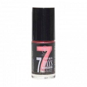 Лак для ногтей color gel 211 коралл, tf cosmetics