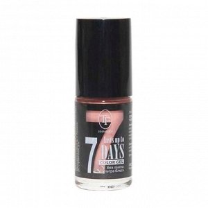 Лак для ногтей color gel 212 рыжий, tf cosmetics