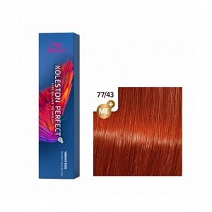 Краска для волос 77/43 красная энергия яркие красные koleston perfect me+, wella professionals, 60мл