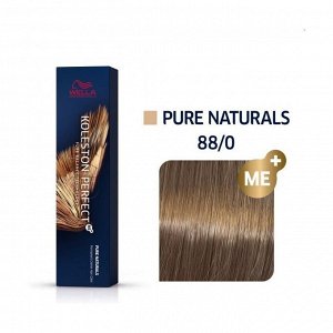 Краска для волос 88/0 светлый блонд интенсивный натуральный koleston perfect me+ чистые натуральные, wella professionals, 60мл