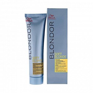 Крем для блондирования волос мягкий blondor, wella professionals, 200мл