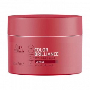 Маска-уход для защиты цвета окрашенных жестких волос invigo color brilliance, wella professionals, 150мл