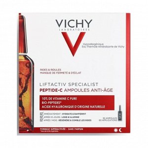 Сыворотка концентрированная антивозрастная в ампулах liftactiv specialist peptide-c, vichy, 30шт