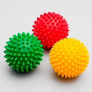 Игрушка "Мяч для массажа" №2, 8,5 см,  микс