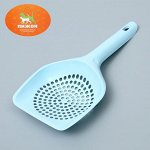 Совок для туалета с мелкой сеткой, 25 см, микс цветов
