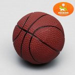 Игрушка пищащая &quot;Мяч Баскетбол&quot; диаметр 7,5 см