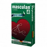 МАСКУЛАН Презервативы Masculan 4 classic №10 увеличенных размеров, розового цвета
