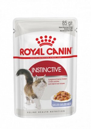 Royal Canin Instinctive влажный корм для кошек в желе 85гр пауч АКЦИЯ!