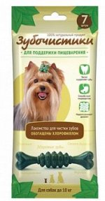 Деревенские лакомства Зубочистики с мятой для собак мелких 7шт 60г (12/1)