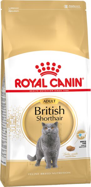 Royal Canin British Shorthair сухой корм для взрослых Британских кошек от 1 до 10 лет, 2кг