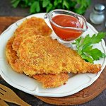 Филе  куриное  в сухарях