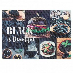 Салфетка на стол "BLACK is Beautiful" 29*40 см