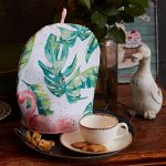 Грелка на чайник &quot;Доляна&quot; Tropical kitchen 28х28см, МИКС,100% хлопок,164г/м2