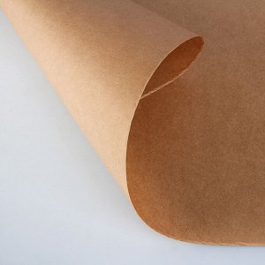Крафт-бумага лощёная, 720 х 1000 мм, 78 г/м2, коричневая, Коммунар