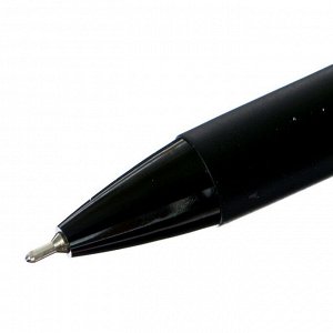 Ручка шариковая автоматическая 0,7мм синяя маслянная, корпус с рисунком Узоры МИКС