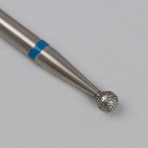 Фреза алмазная для маникюра «Шар», средняя зернистость, 2,1 мм