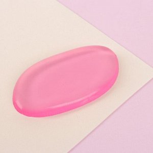 Спонж для нанесения косметики, 6,5 ? 4 см, цвет розовый