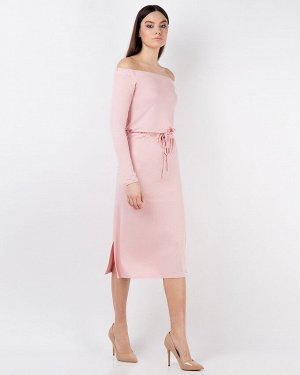 Платье женское Инсити 44-46 размер пепельно-розовый цвет