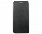 Чехол книжка Honor 8 черный, открывается вбок