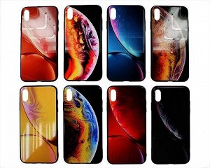 Чехол iPhone XS Max Wallpapers 2018 стекло в ассортименте