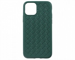 Чехол iPhone 11 Pro Плетеный (зеленый)
