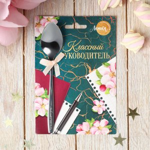 Ложка сувенирная с гравировкой "Классный руководитель",  11 х 16 см