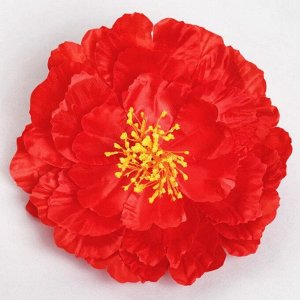Цветы искусственные для декора, цвет красный