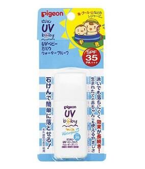 Солнцезащитное молочко для детей PIGEON SPF 35+ PA+++, 30 гр. (шт.)