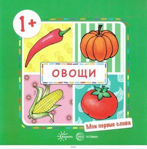 Овощи. Мои первые слова 16стр., 210х210х2мм, Мягкая обложка