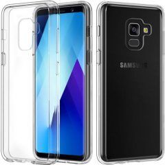 Силиконовый чехол Samsung A7 2018 / A 8+2018 (прозрачный)