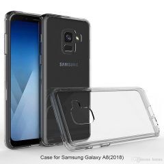 Силиконовый чехол Samsung A5 2018 / A8 2018 (прозрачный)