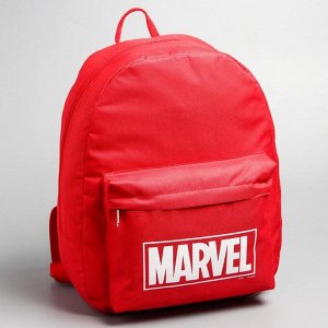 Рюкзак молодёжный «Marvel», 29 х 12 х 37 см, отдел на молнии, н/карман