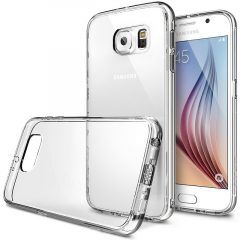 Силиконовый чехол Samsung Galaxy S6 Edge/G925F (прозрачный)