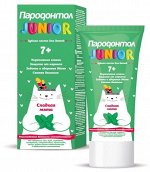 Детская зубная паста ПАРОДОНТОЛ Junior Сладкая мята 7+ лет 62г