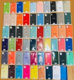 Силиконовый чехол Silicon Case Original iPhone X/XS цвет № 50 мятный (софт-тач,микрофибра,не пачкается,лого напечатан,все наклей
