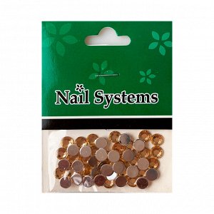 Nail Systems, Украшение для ногтей Кружочки, цвет: золото, 2 гр
