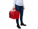 Чемодан для мастера маникюра Красный Глянцевый (30*23*25)
