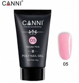 Полигель Canni Quick Building нежный розовый №05, 45г