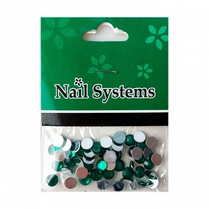 Nail Systems, Украшение для ногтей Кружочки, цвет: зеленый, 2 гр