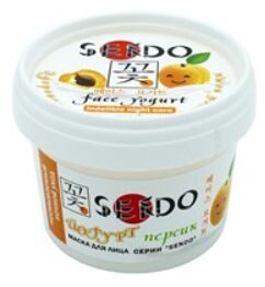 Маска-йогурт для лица серии Sendo "Персик", 100 мл