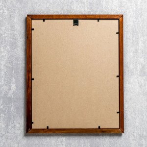 Фоторамка дерево 24х30 см, орех ( пластиковый экран)