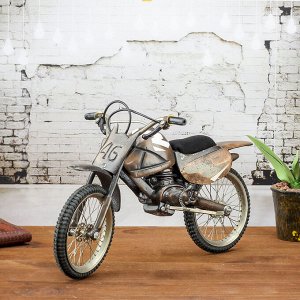 Сувенир металл "Кроссовый мотоцикл" 30х19х4 см